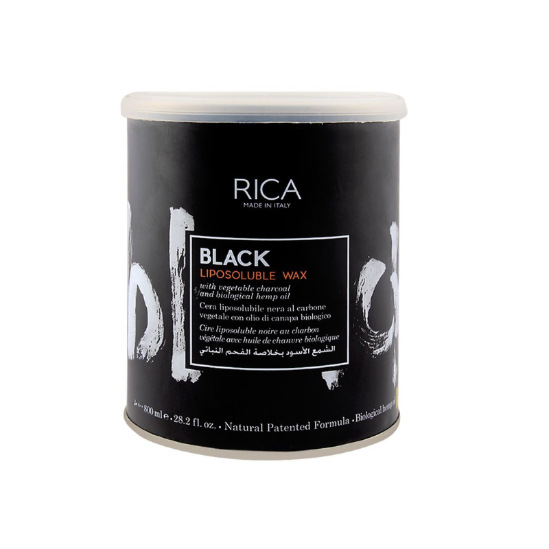 Rica Black Liposoluble Wax 800ml – Best for Coarse Hair – Ziofy.pk
